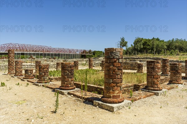 Historical ancient Roman ruins