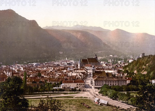 View from the Rattenberg to Kronstadt