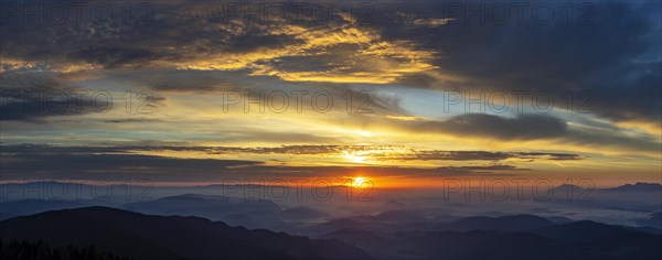 Mountain silhouette