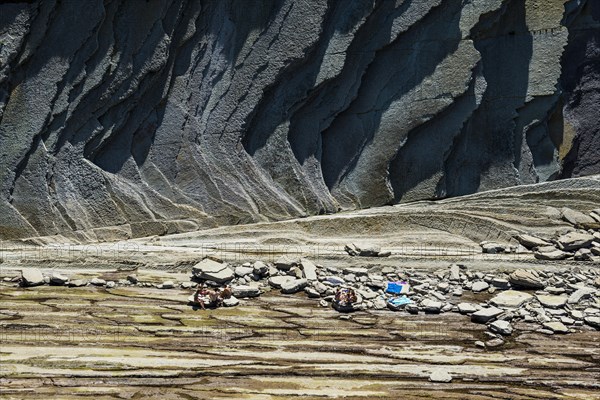 Flysch rock formation