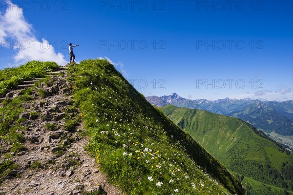 Hiking trail from Fellhorn