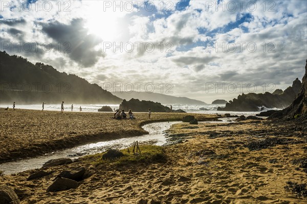 Beach and cliffs