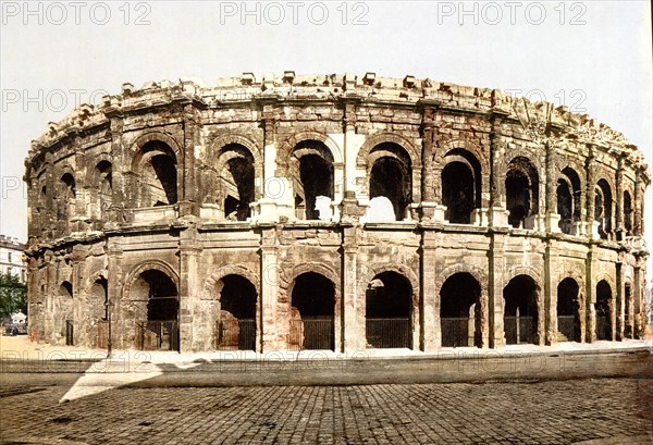 Arenes de Nimes is a Roman amphitheatre