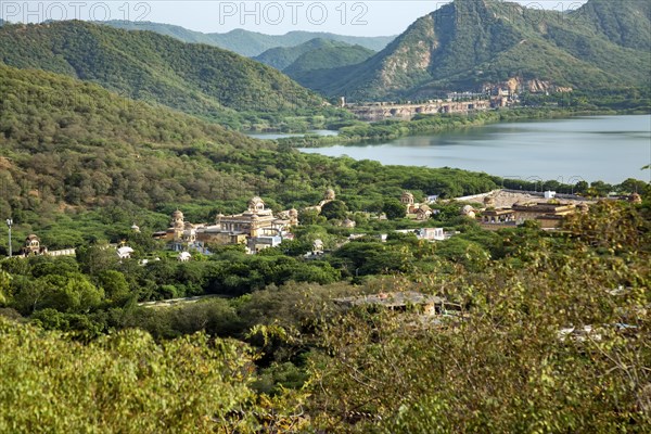 Aerial view of the Jaipur city from the Nahargarh fort