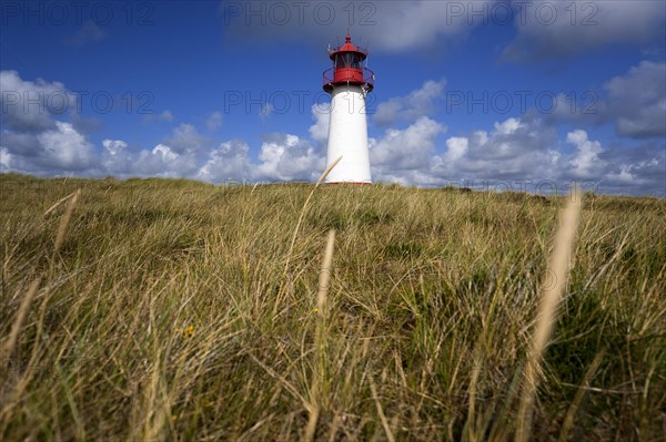 Lighthouse with blue sky at Ellenbogen