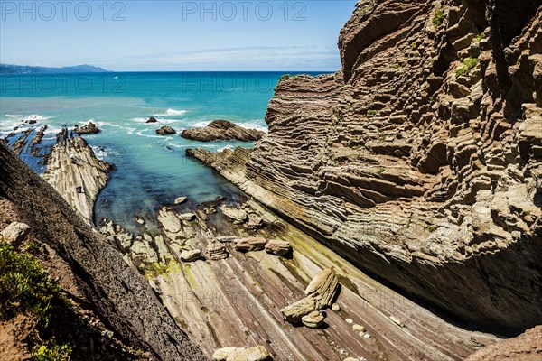 Flysch rock formation