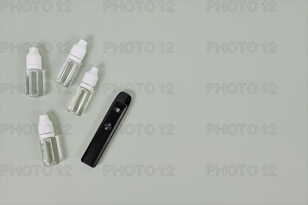 Bottles with liquid solutions for electronic cigarettes