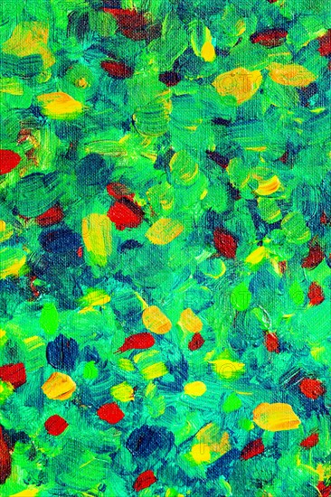 Colourful painted acrylic background