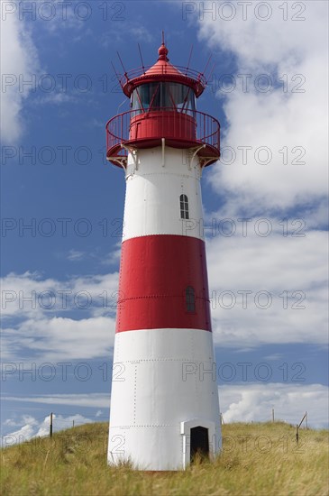 Lighthouse with blue sky at Ellenbogen