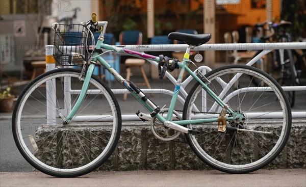 Beautiful bicycle with basket