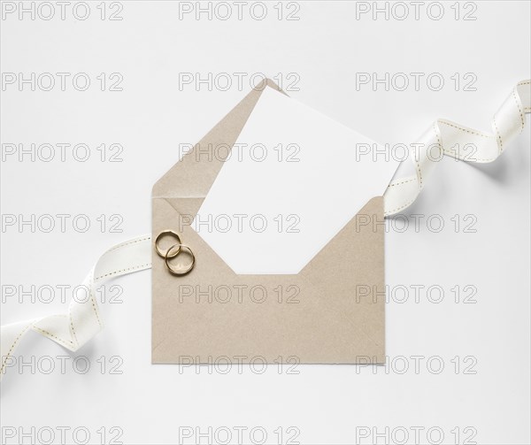 Envelope with wedding card