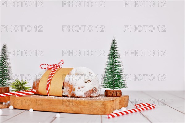 German Stollen cake