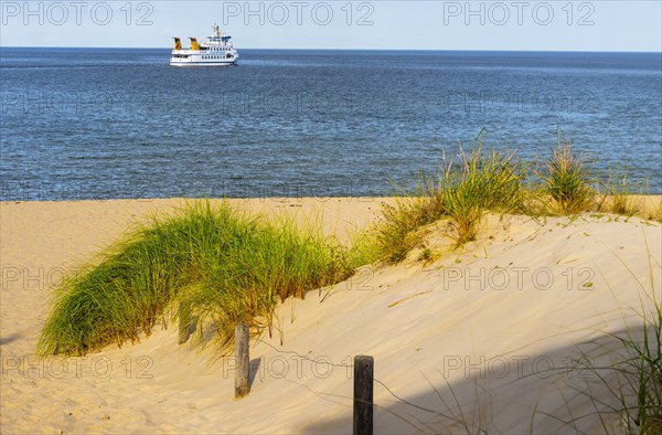 Beach access with sand dunes