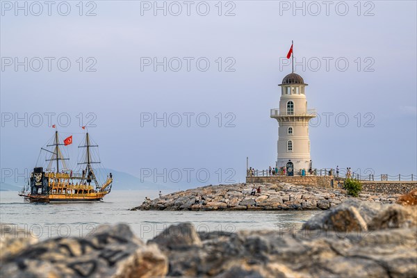 Lighthouse and Marina in Alanya