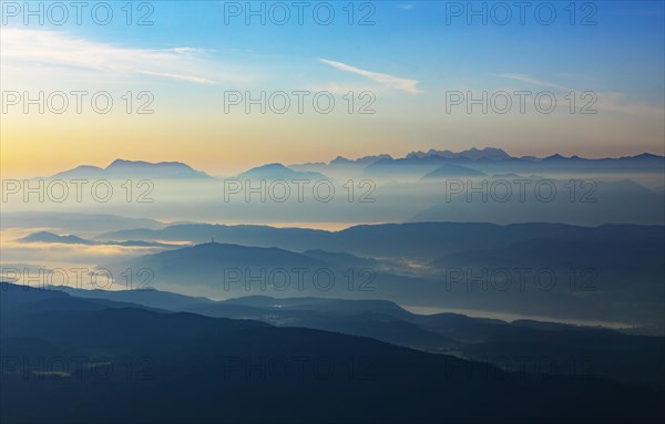 Mountain silhouette