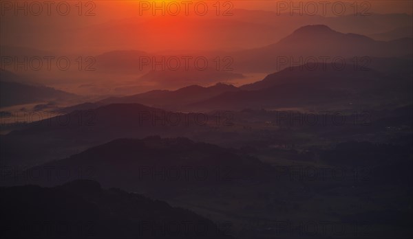 Mountain silhouette