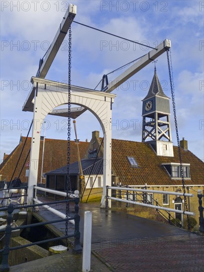 Drawbridge and lock house