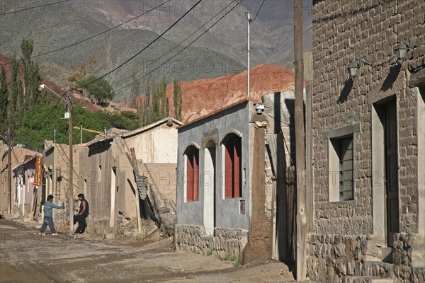 Street in the village Purmamarca