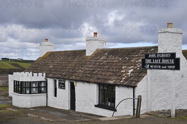 The last house on mainland Scotland at John o' Groats