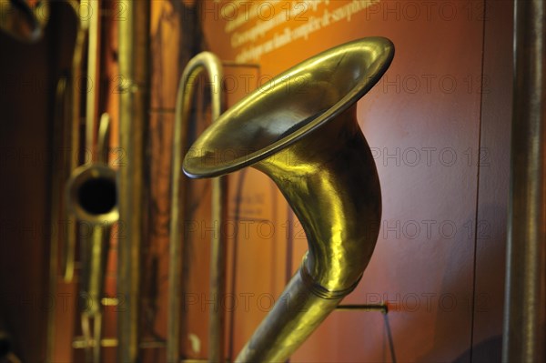 Musical instruments in the museum