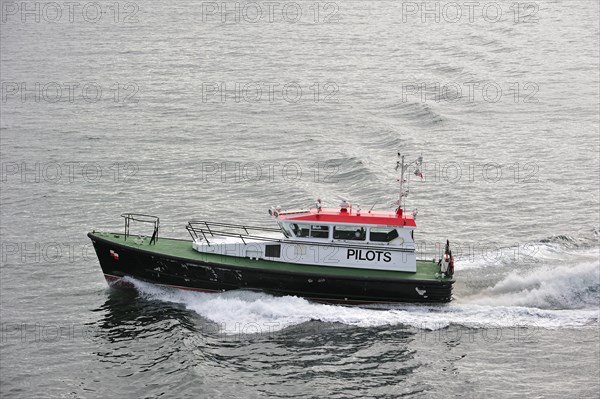 Pilot boat on the Firth of Forth near Edingburgh