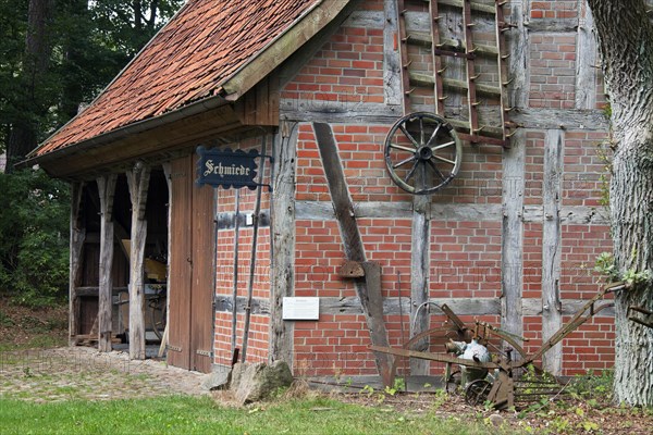 Old forge at the Heimathaus De Theeshof