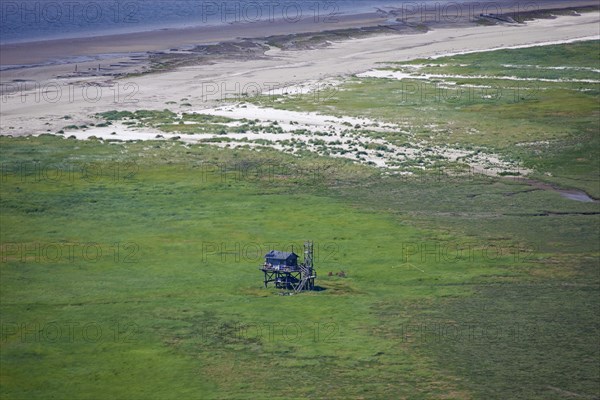 Little hut on the Island of Trischen