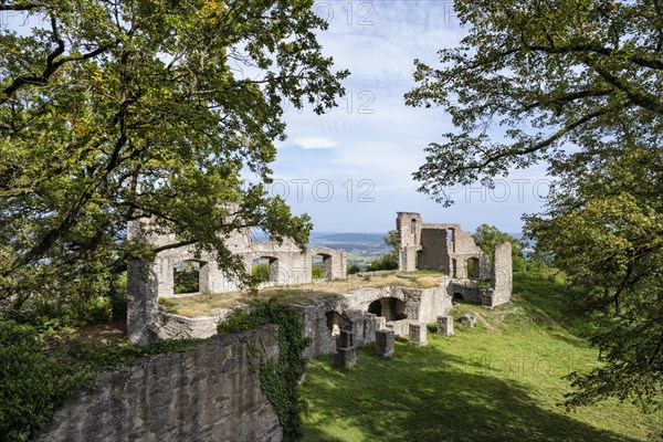 The Hohentwiel fortress ruins