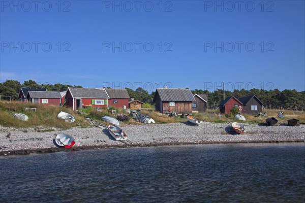 Fishing boats at the village Nyhamn