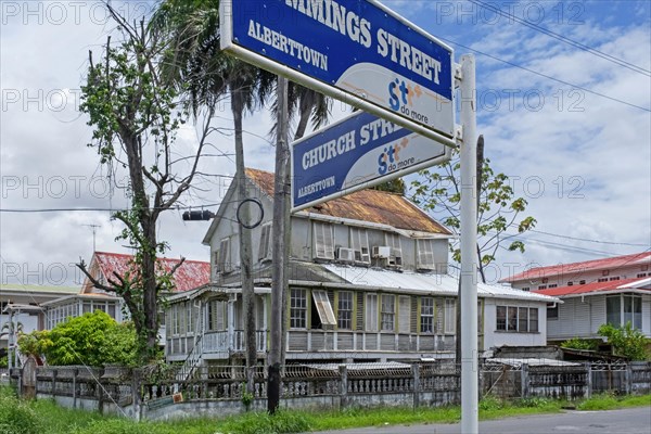 Old wooden colonial house in Alberttown