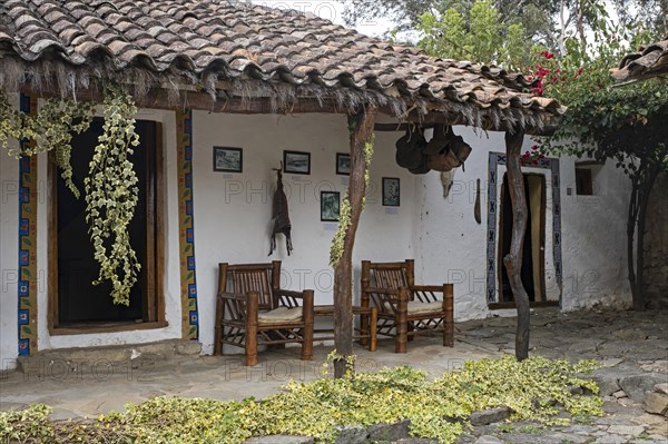 Hostel in the former telegraph office where the order came to execute Che Guevara was held prisoner in the village La Higuera