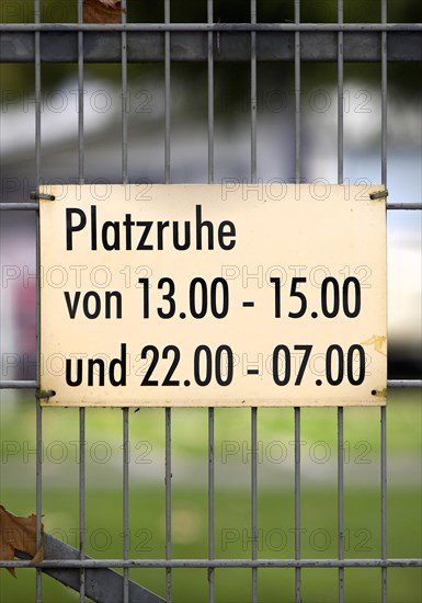 Sign Platzruhe