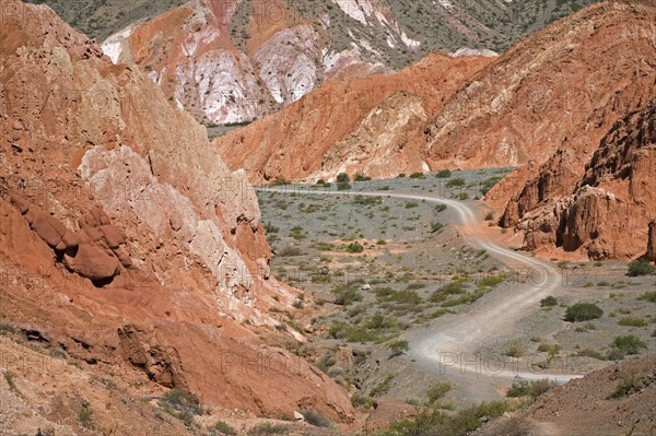 Hiking trail around the village Purmamarca