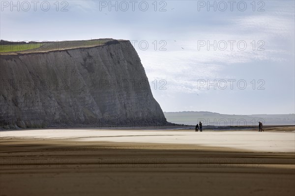 The white chalk cliffs at Cap Blanc Nez