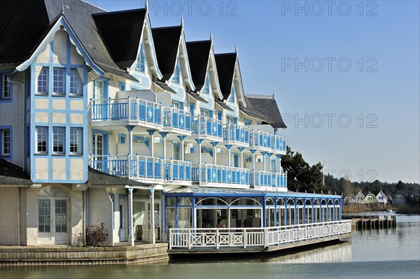 Apartments at lake in the Belle Dune Holiday Village at Fort-Mahon-Plage