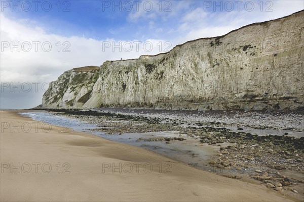 The white chalk cliffs at Cap Blanc Nez