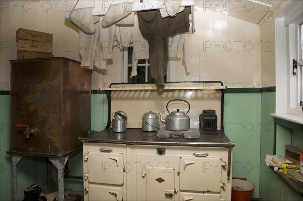 Interior of museum Bransfield House