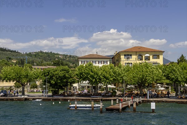 Lake promenade in Garda