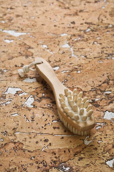 Cork wood with massager