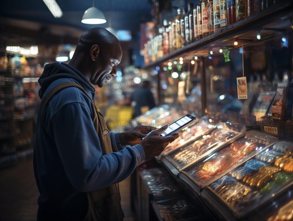 Purchasing and control with your cell phone while shopping