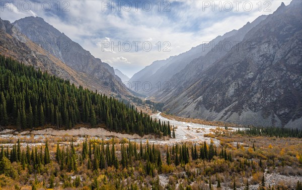 View into the Ala Archa valley