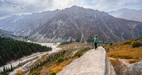 View of the Ala Archa valley from the viewpoint