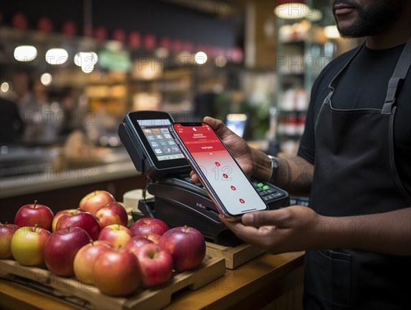 Purchasing and control with your cell phone while shopping