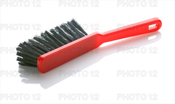 A red brush isolates