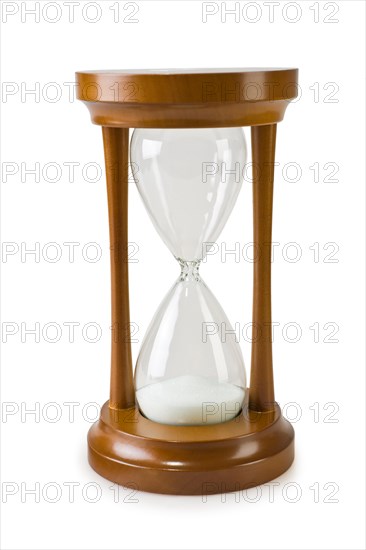 Hourglass isolated on a white backgrond