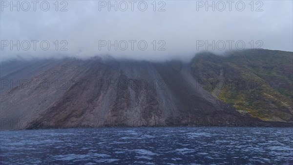 Low hanging cloud cover