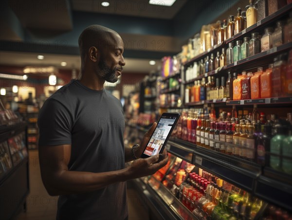 Purchasing and control with your cell phone while shopping