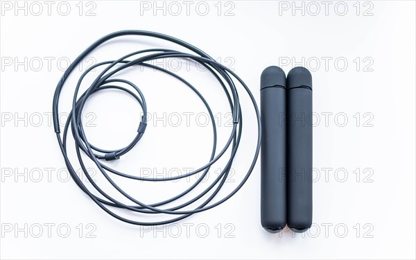 Digital smart jump rope on a white background