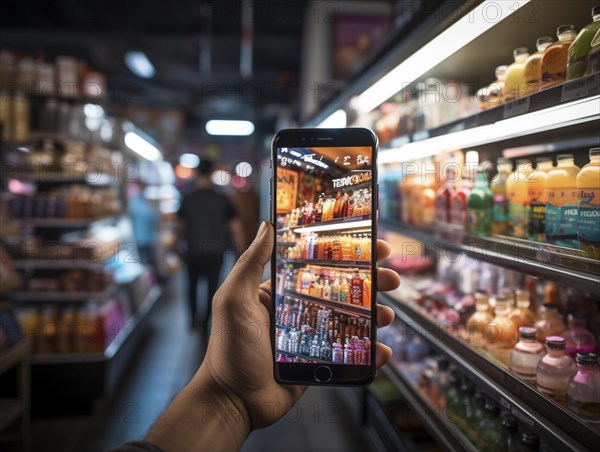 Purchasing and control with your cell phone while shopping