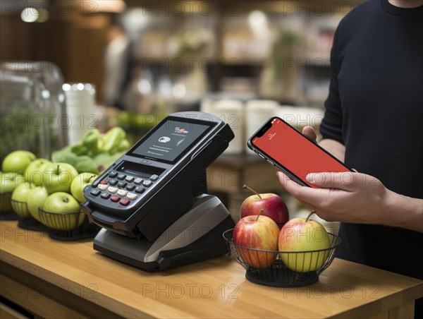 Purchasing and control with your cell phone while shopping